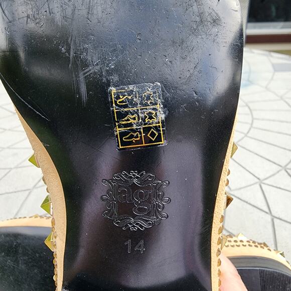 Asher Green Tonal Crystal Studded Suede Smoking Loafer Dress Shoes 14 - Picture 9 of 12